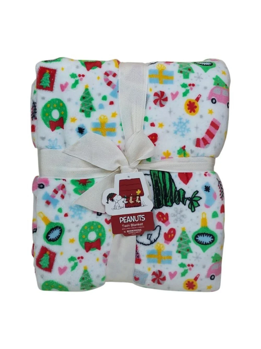 Peanuts Twin Plush Blanket By Berkshire Holiday Icon Christmas Throw Blanket